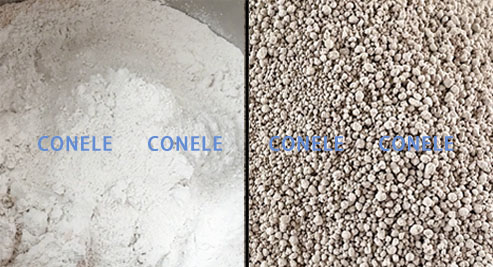 氧化鋁造粒前后對比