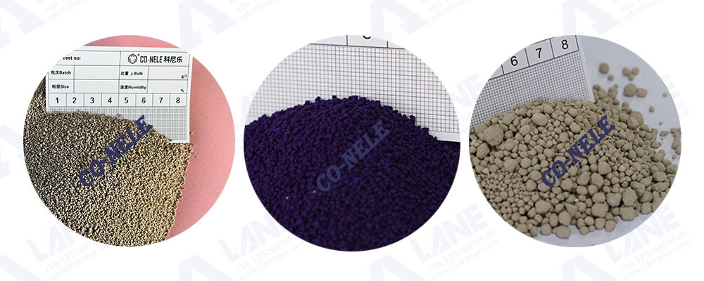 膨潤土造粒試料效果